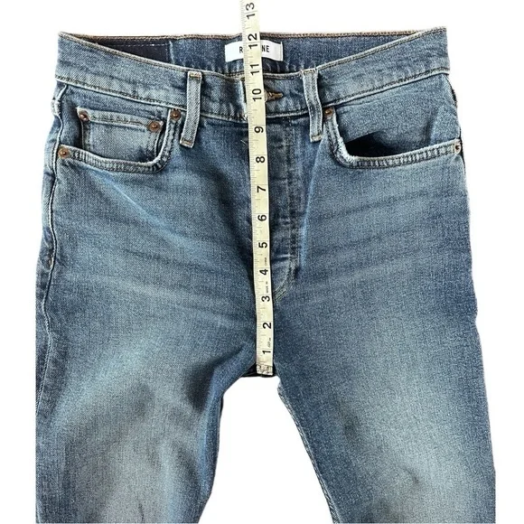 Re/Done 90’s High Rise Extra Crop Jeans - Picture 7 of 11